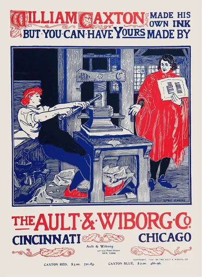 Ault and Wiborg, Ad. 111 by Louis Rhead, 1890-1913 — digital art print download