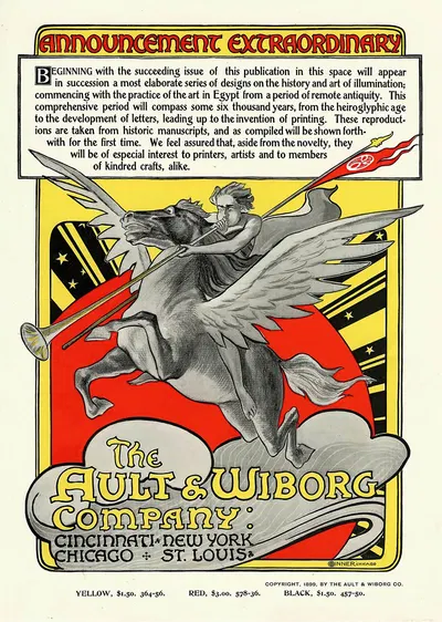 Ault and Wiborg, Ad. 096 by Frank Swick, 1890-1913 — digital art print download