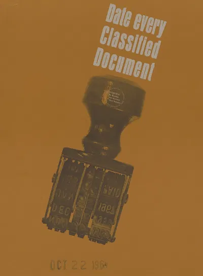 Date every classified document by Don Ferguson, 1964 — digital art print download
