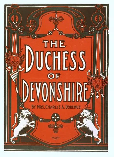 The Duchess of Devonshire by U.S. Lithograph Co., 1906 — digital art print download