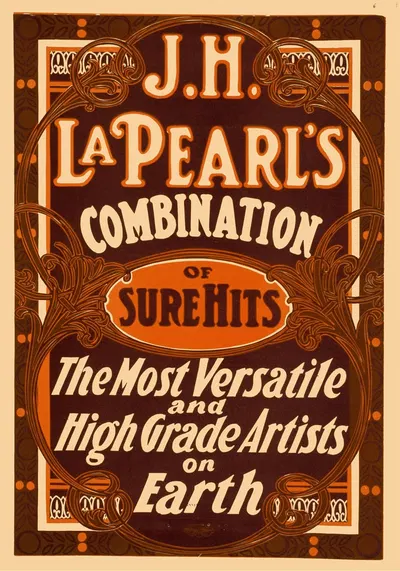 J.H. La Pearl's combination of sure hits by U.S. Printing Co., 1900 — digital art print download