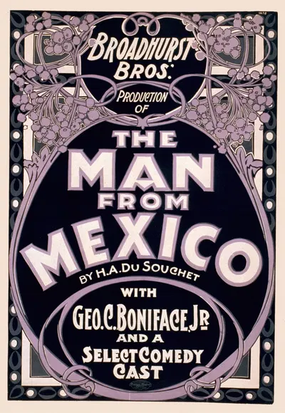 The man from Mexico by U.S. Printing Co., 1900 — digital art print download