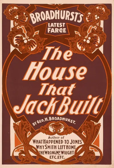 The house that Jack built by U.S. Printing Co., c1900 — digital art print download