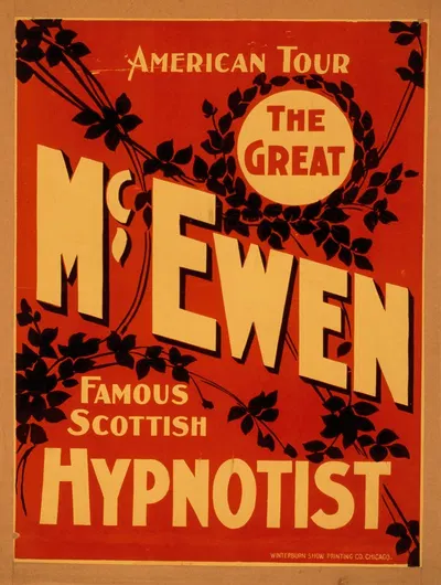 The great McEwen, famous Scottish hypnotist by Winterburn Show Printing Co., 1908 — digital art print download
