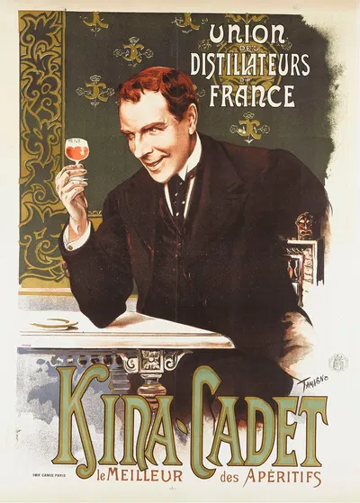 Union Des Distillateurs De France Kina-Cadet by Nicolas Tamagno, 1880-1900 — digital art print download