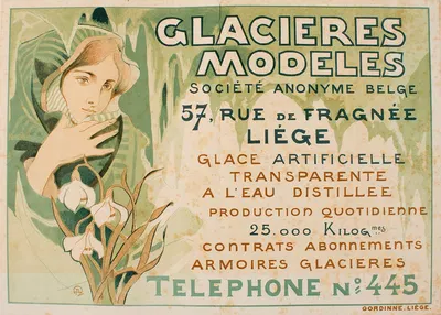 Glacieres Modeles by Auguste Donnay, 1890-1903 — digital art print download