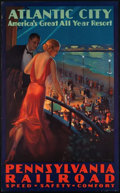 Atlantic City. America's Great All Year Resort by Эдвард Мейсон Эгглестон — digital art print download