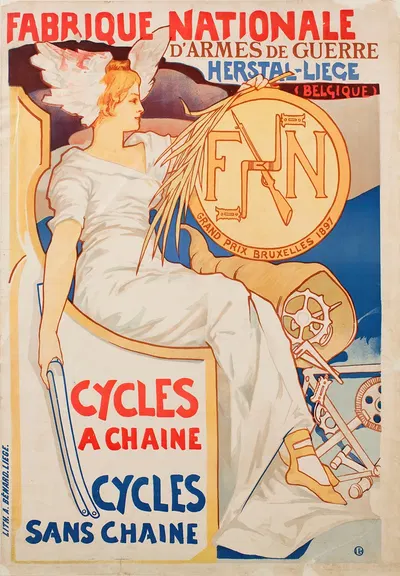 Fabrique Nationale D'armes De Guerre by Эмиль Беркманс, 1898 — digital art print download