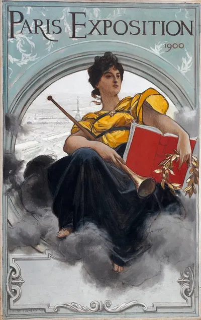 Paris Exposition by François Flameng, 1900 — digital art print download