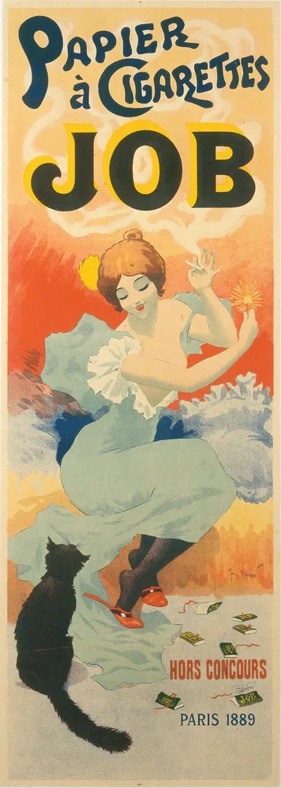 Papier À Cigarettes Job by Жорж Мёнье, 1894 — digital art print download
