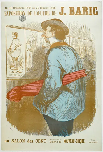 L'oeuvre De J. Baric Au Salon Des Cent (Succursale B) by Jules-Jean-Antoine Baric, 1897 — digital art print download