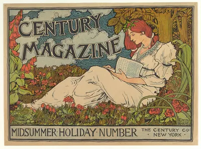 Century Magazine – Midsummer Holiday Number by Louis Rhead, 1894 — digital art print download