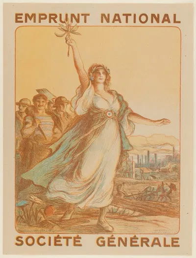 Emprunt National Societe Generale by Люсьен Мари Франсуа Мотиве, 1920 — digital art print download