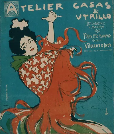 Atelier Casas & Utrillo by Ramón Casas, 1898 — digital art print download