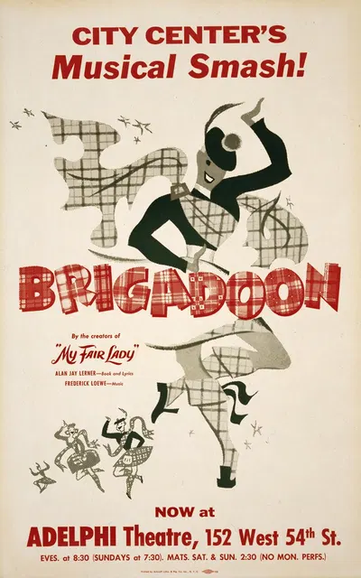 Brigadoon by Artcraft Lithograph, 1957 — digital art print download