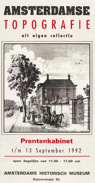 Amsterdamse topografie uit eigen collectie by Edo Mulder, 1992 — digital art print download