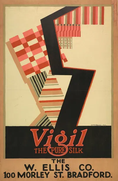 Virgil-The Pure Silk by Edward McKnight Kauffer, 1919 — digital art print download