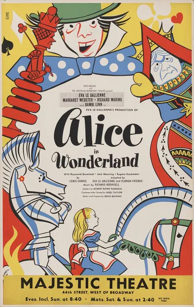 Alice in Wonderland by Artcraft Lithograph, 1947 — digital art print download