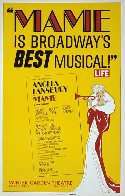 Mame is Broadway's best musical by Artcraft Lithograph, 1966 — digital art print download