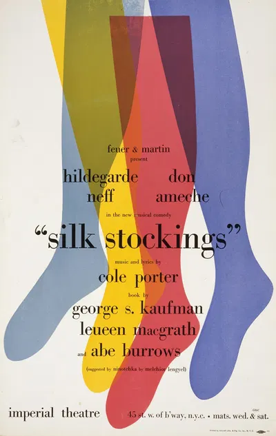 Silk stockings by Artcraft Lithograph, 1957 — digital art print download