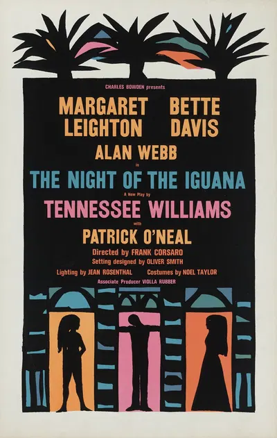 The Night of the iguana by Artcraft Lithograph, 1961 — digital art print download
