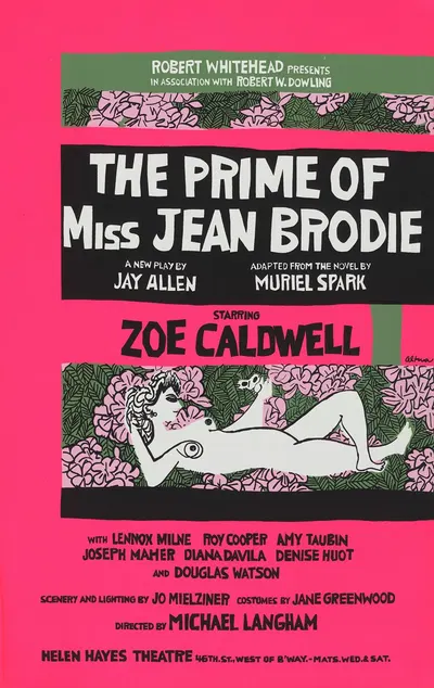 The Prime of Miss Jean Brodie by Artcraft Lithograph, 1968 — digital art print download