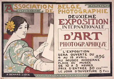 Deuxième éxposition international d'art photographique, Association Belge de Photographie by Auguste Donnay, 1896 — digital…