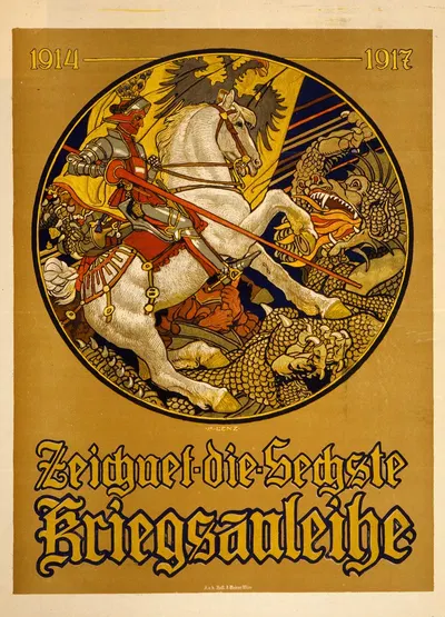 Zeichnet die sechste Kriegsanleihe, 1914-1917 by Maximilian Lenz, 1917 — digital art print download
