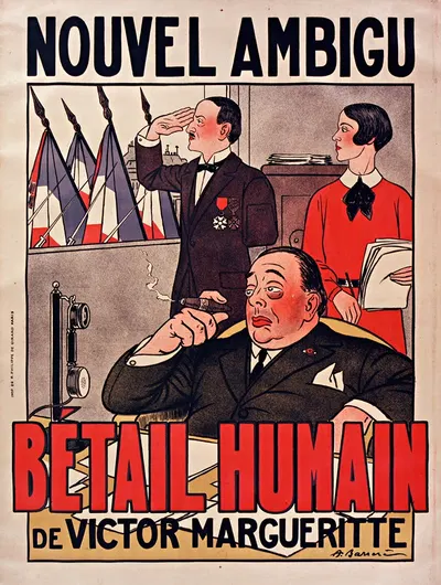 Bétail humain by Adrien Barrère, 1920 — digital art print download