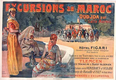 Excursions au Maroc by Александр Люноа, 1895 — digital art print download