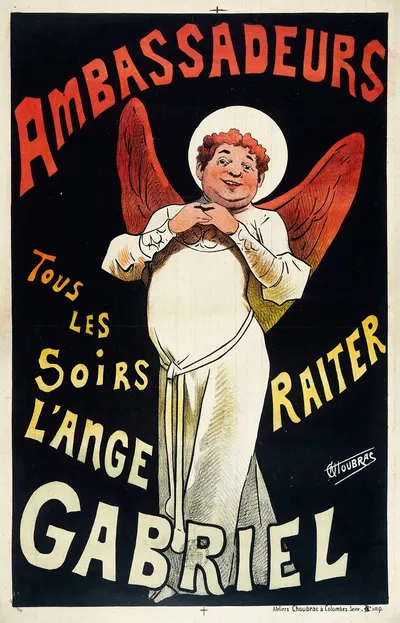 Ambassadeurs, Tous Les Soirs L'ange Gabriel Raiter by Альфред Шубрак, 1880-1900 — digital art print download