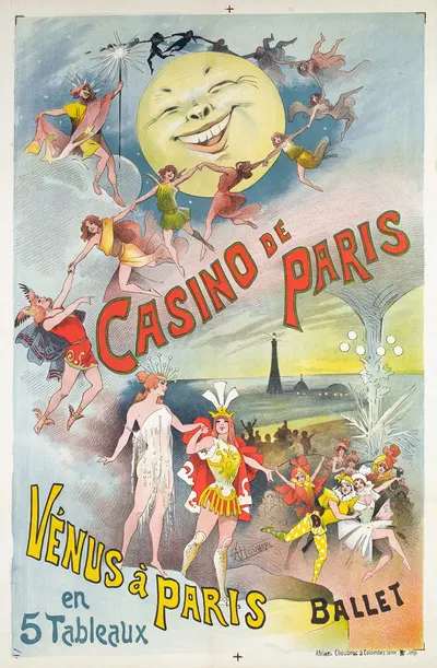 Casino De Paris, Venus À Paris Ballet by Альфред Шубрак, 1880-1900 — digital art print download