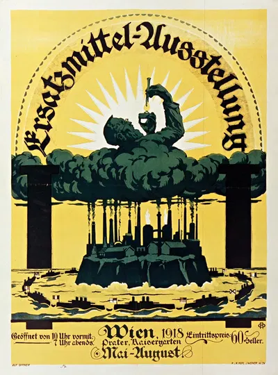 Ersatzmittel-Ausstellung… Wien 1918 by Alfred Offner, 1918 — digital art print download