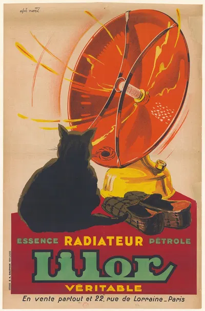 Radiateur Lilor by Alphonse Noël, 1930 — digital art print download