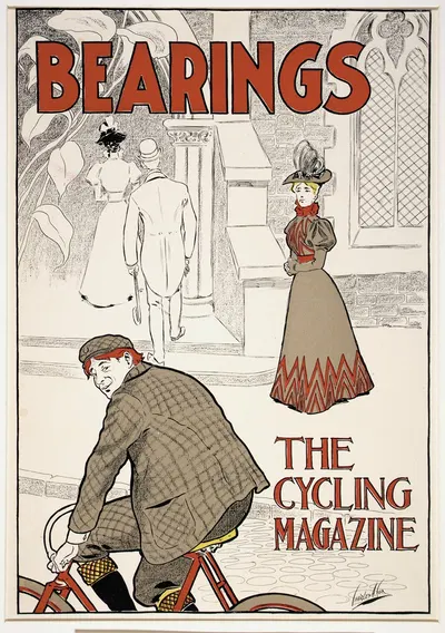 Bearings, the Cycling Magazine by Charles Arthur Cox — digital art print download
