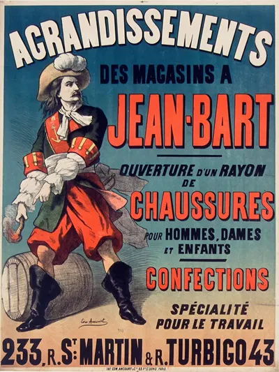 Agrandissements des magasins A Jean Bart by Эдвард Анкур, 1886 — digital art print download