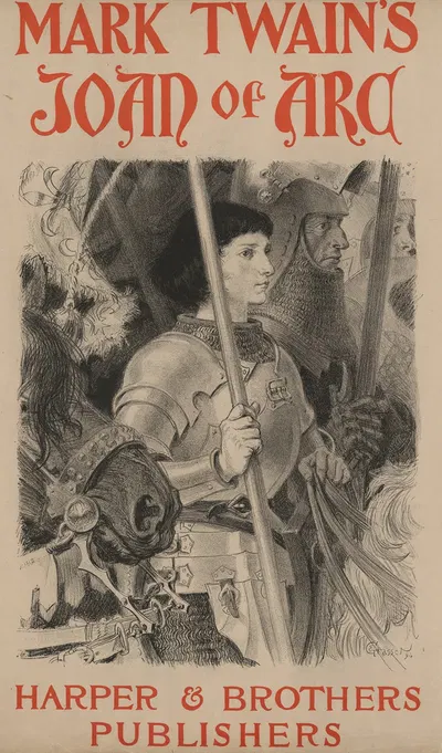 Mark Twain's Joan of Arc by Eugène Grasset, 1894 — digital art print download