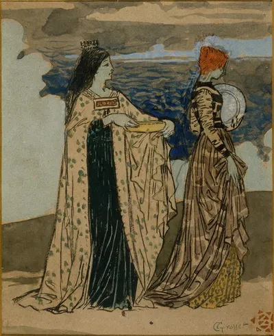 Princesse de légende by Eugène Grasset — digital art print download