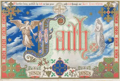 Faith by Фримен Гейдж Деламотт, 1864 — digital art print download