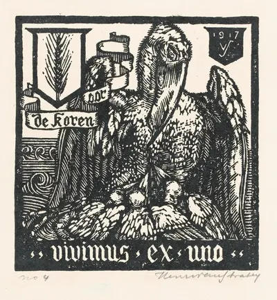 De Korenaar by Хендрик ван дер Стратен, 1917 — digital art print download