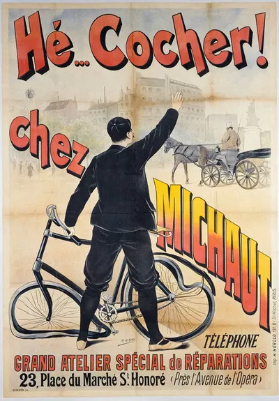 Hé…Cocher! chez MICHAUT by Анри Буланже Грей, 1900 — digital art print download