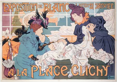 Exposition De Blanc Lundi 31 Janvier A La Place Clichy by Henri Thiriet, 1898 — digital art print download