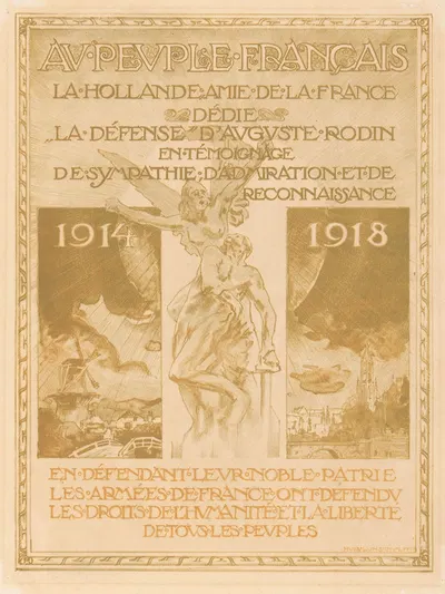 Au peuple français by Хуйб Лунс, 1891 — digital art print download