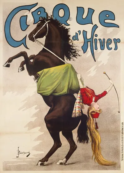Cirque D'hiver by J. Boichard, 1880-1900 — digital art print download