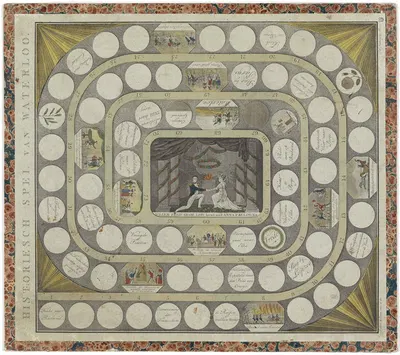 Historisch spel van Waterloo by J.B.D. Wibmer — digital art print download