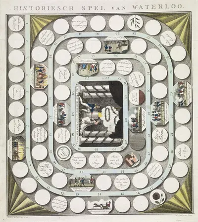 Spel van Waterloo, 1815 by J.B.D. Wibmer, 1816 — digital art print download