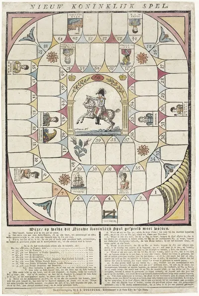 Nieuw koninklijk spel by Jan Oortman Sr., 1820 — digital art print download