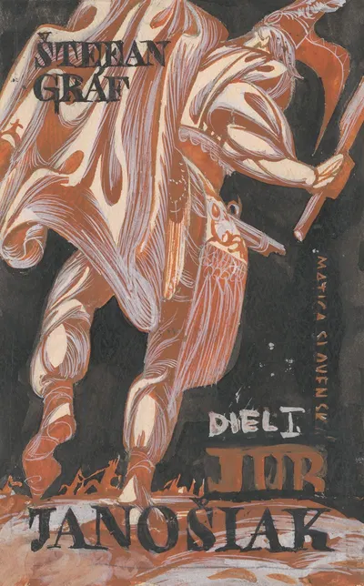 Cover Design for Part One of Jur Jánošiak from Štefan Gráf by Ján Novák — digital art print download