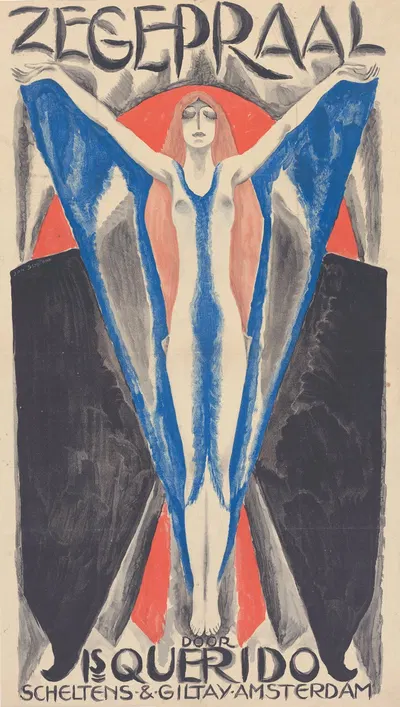 Affiche voor Zegepraal door Israël Querido by Jan Sluijters, 1923 — digital art print download