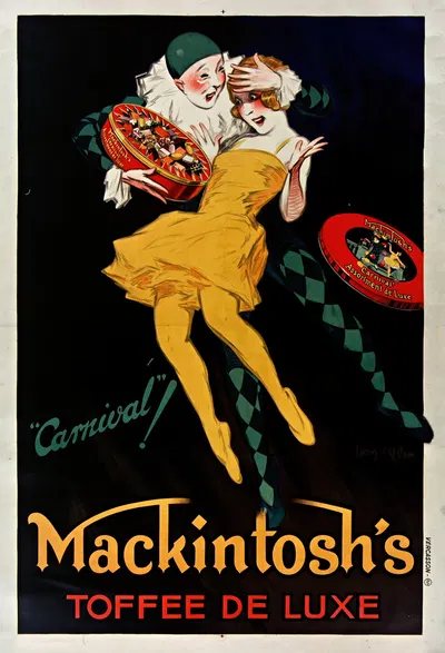 Carnival! Mackintosh's toffee de luxe by Jean d'Ylen, 1930 — digital art print download